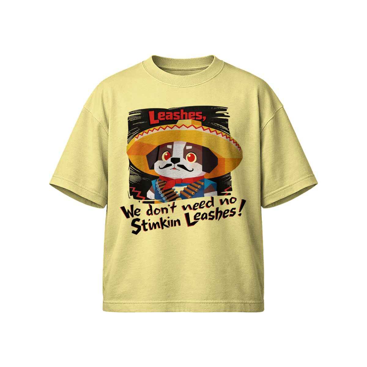 Funny Coboy Dog Western Style T-shirt