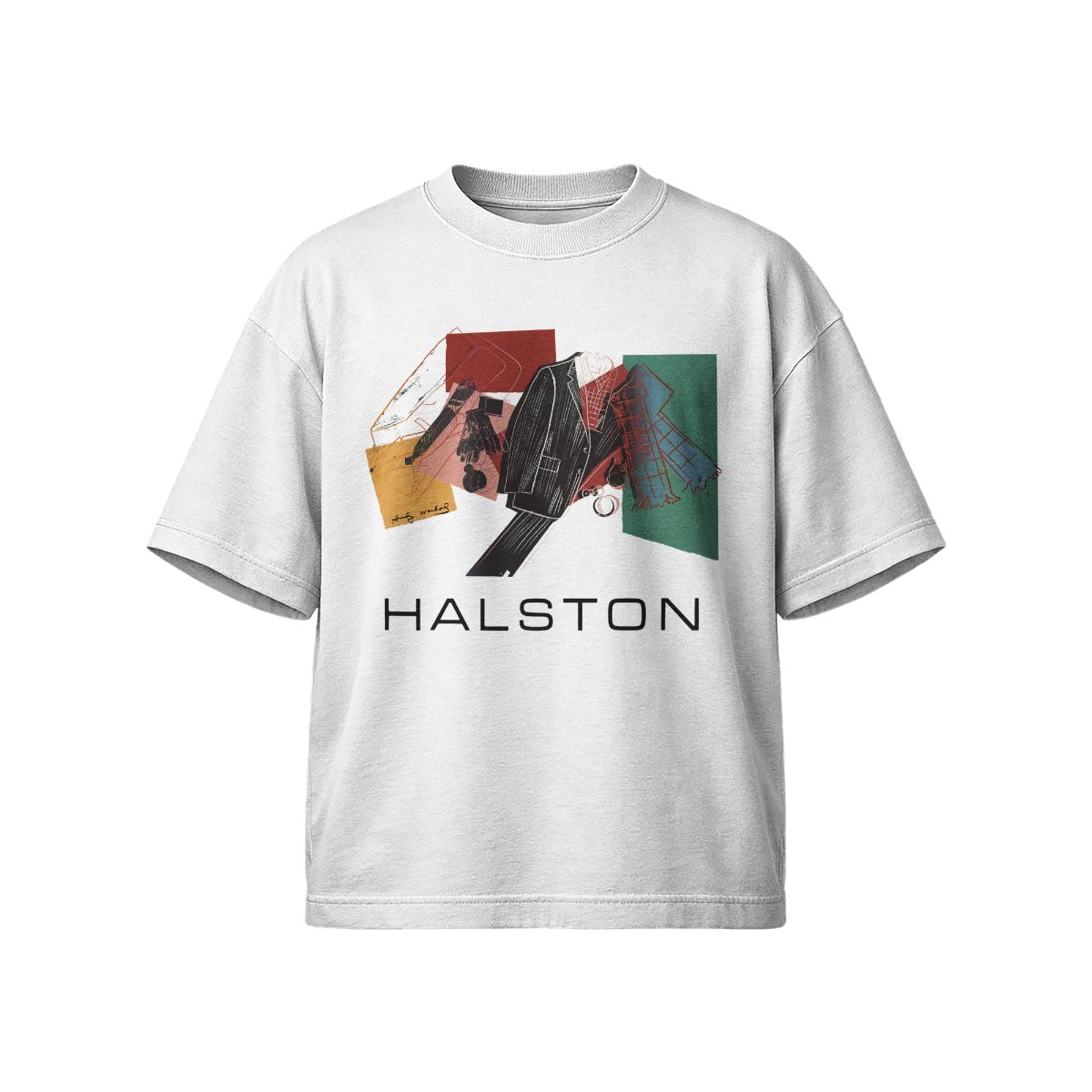 Retro Halston Fashion Graphic T-Shirt Vintage Designer Art Tee Unisex