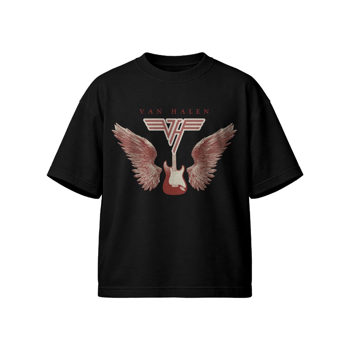 Vintage Van Halen Guitar Graphic Shirt Rock Music Tee