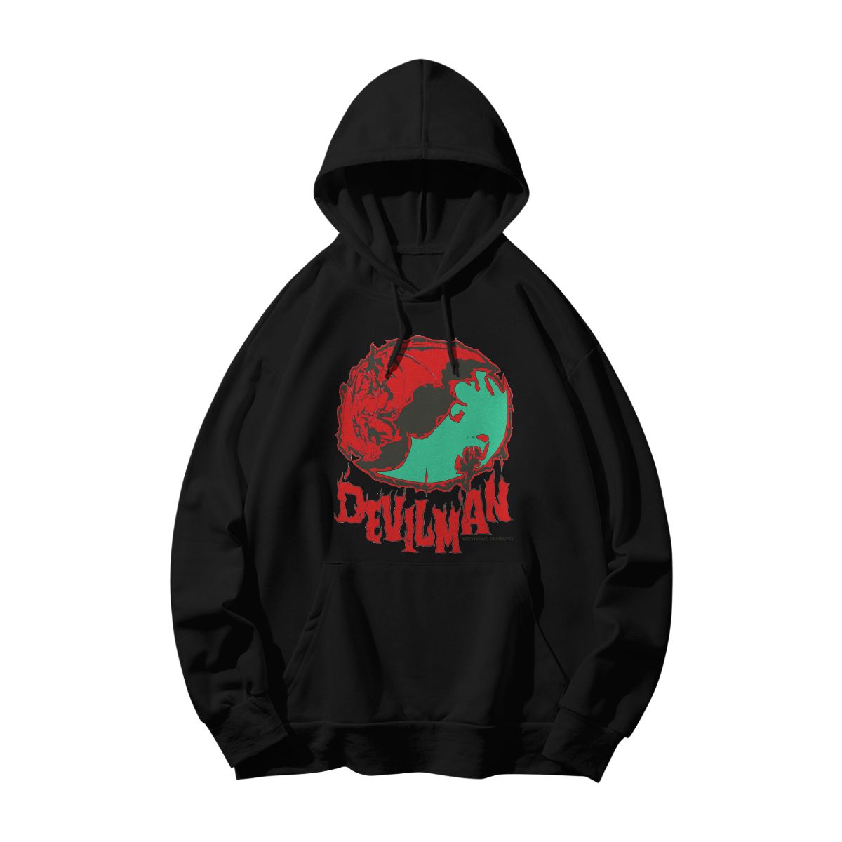 Vintage Devilman Anime Graphic T-Shirt Retro Manga Demon Streetwear Unisex Tee