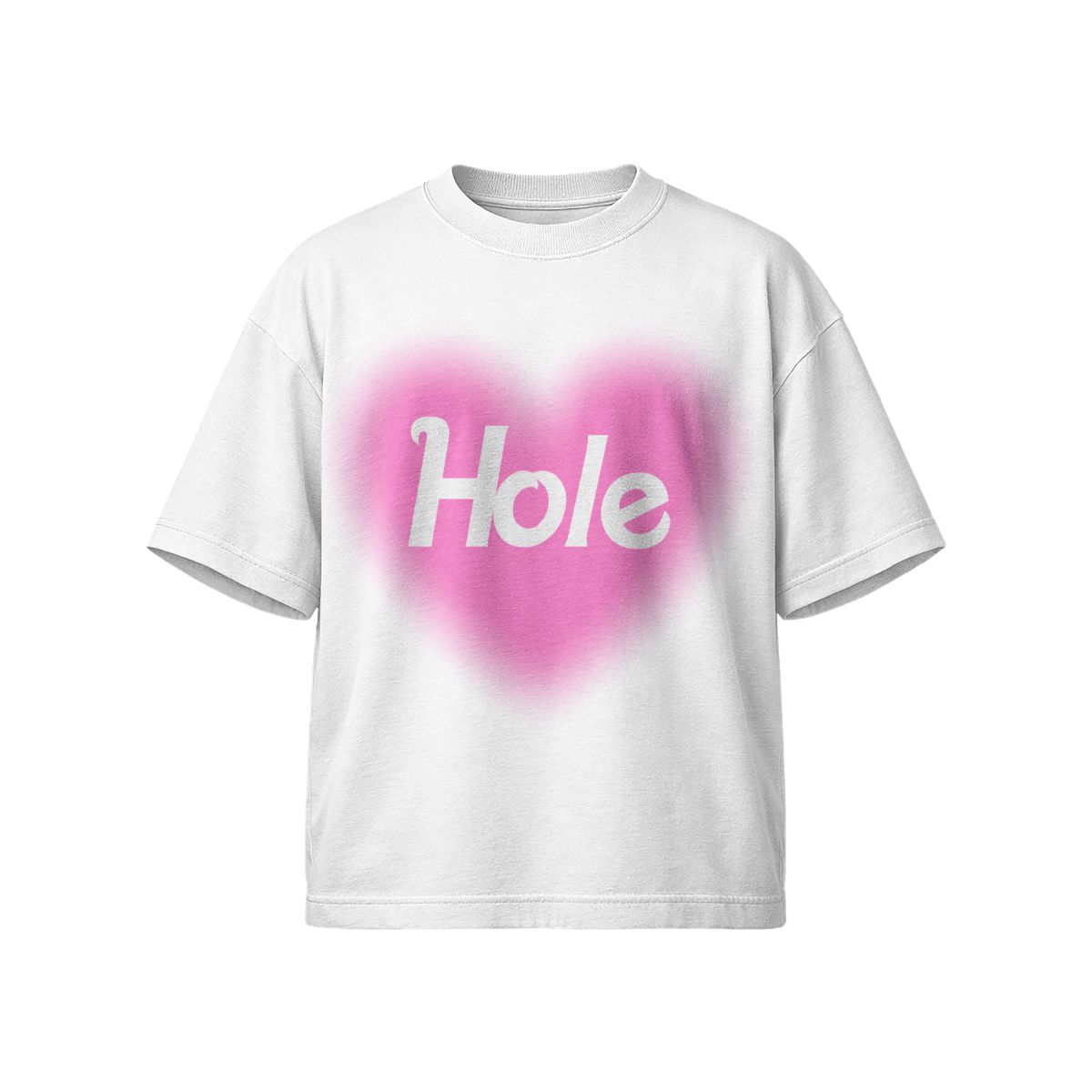 Hole Heart Logo Vintage 90s Grunge Band T-Shirt