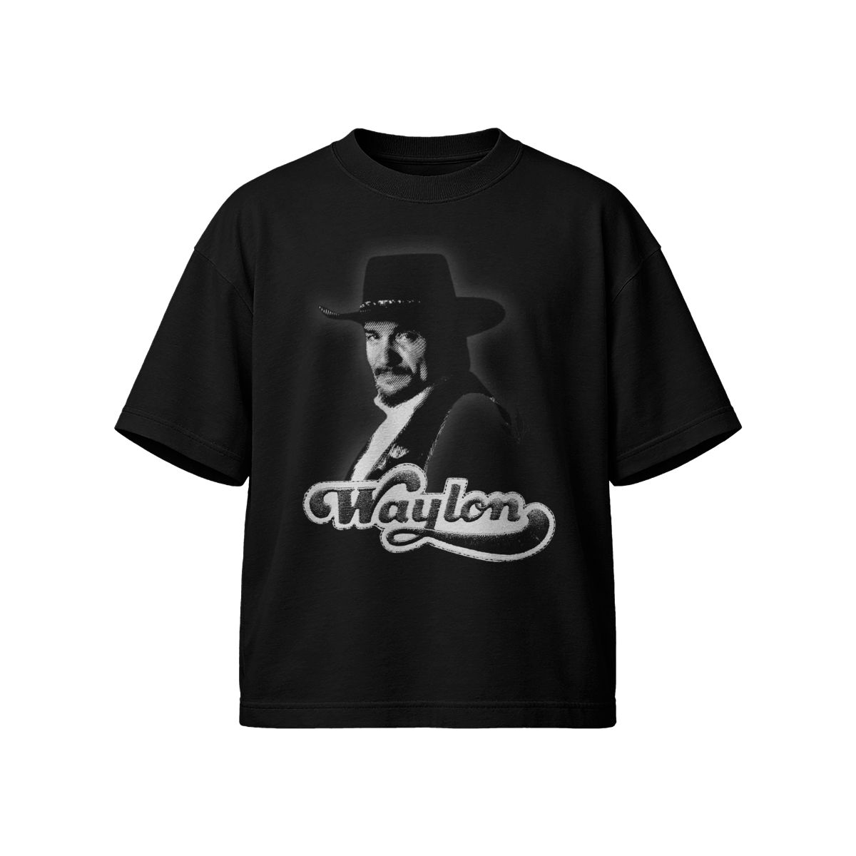 Waylon Jennings Vintage Country Music Graphic T-Shirt  