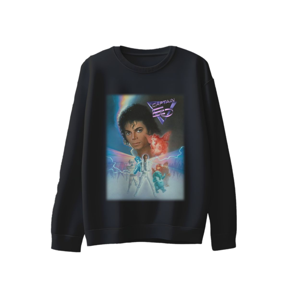 Retro Captain EO Movie Graphic T-Shirt – 80s Sci-Fi Vintage Style Unisex Tee