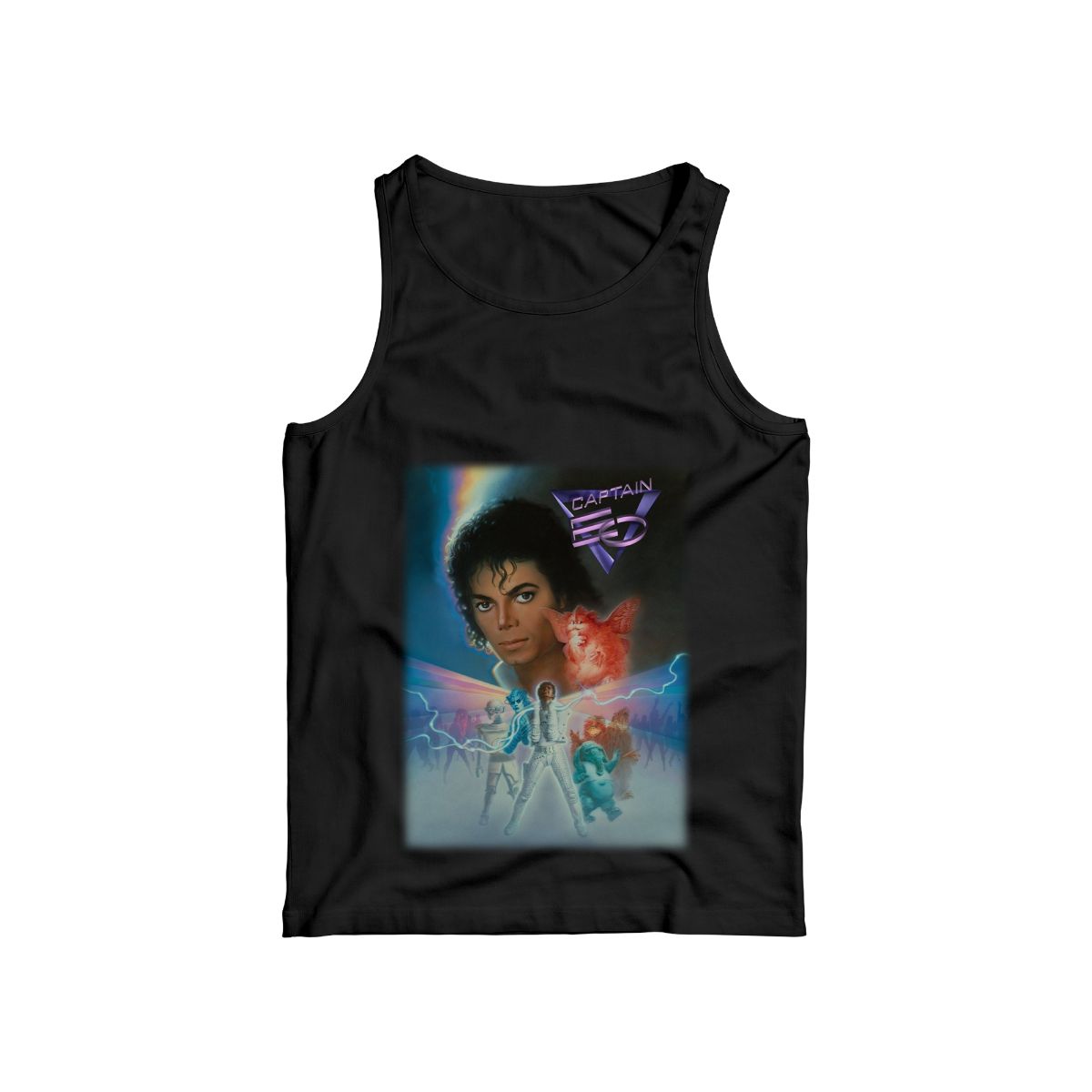 Retro Captain EO Movie Graphic T-Shirt – 80s Sci-Fi Vintage Style Unisex Tee