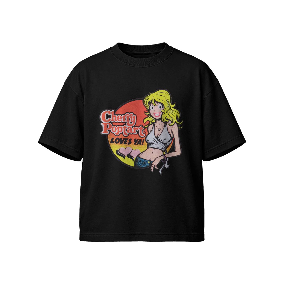 Retro Cartoon Girl Graphic T-Shirt – Vintage Pop Art  Tee