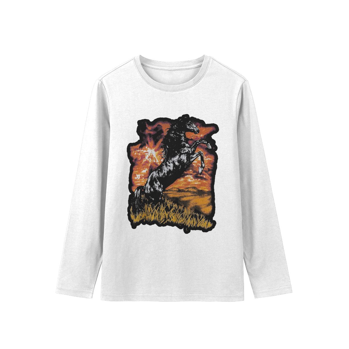 Vintage Wild Horse Graphic T-Shirt – Western Retro Style Unisex Tee