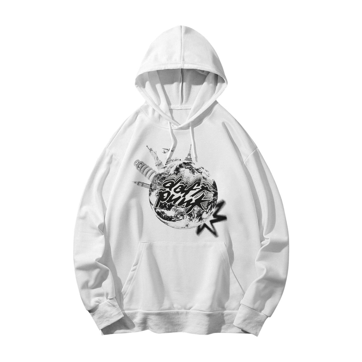 Douft Punk World Tour Graphic T-Shirt – Vintage Electronic Music Streetwear Tee