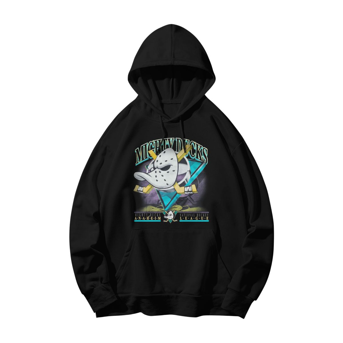 Mighty Ducks Hockey Vintage Graphic T-Shirt – Retro Sports NHL Style Tee