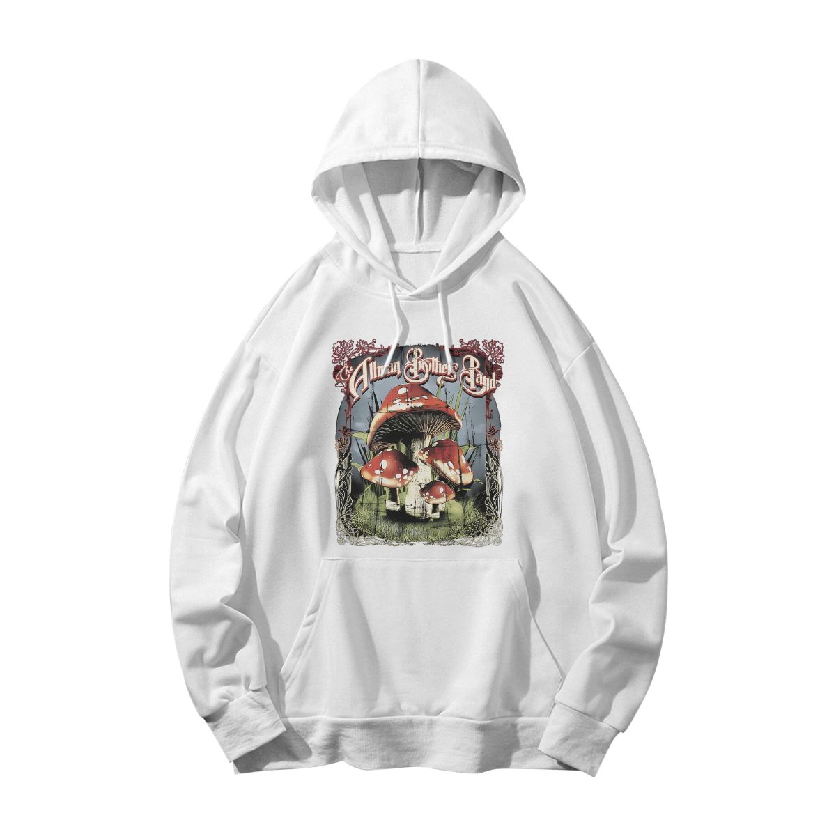 Allman Brothers Band Vintage Mushroom Graphic T-Shirt – Classic Rock Retro Tee