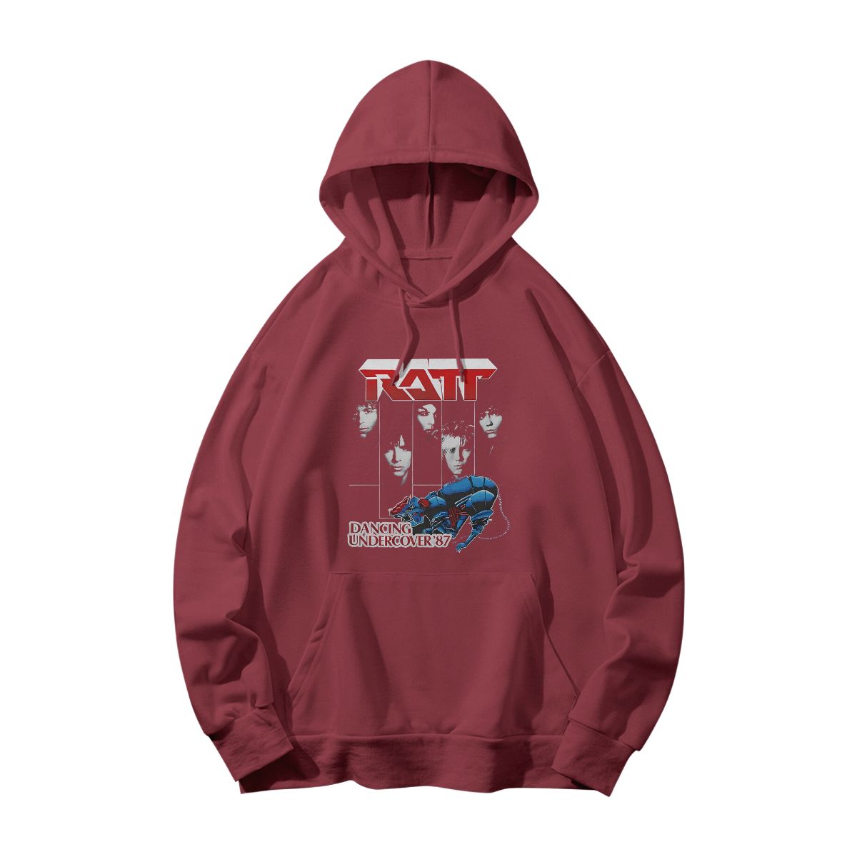 Poison and Ratt Dancing Undercover 87 Vintage Band T-Shirt – 80s Rock Graphic Tee