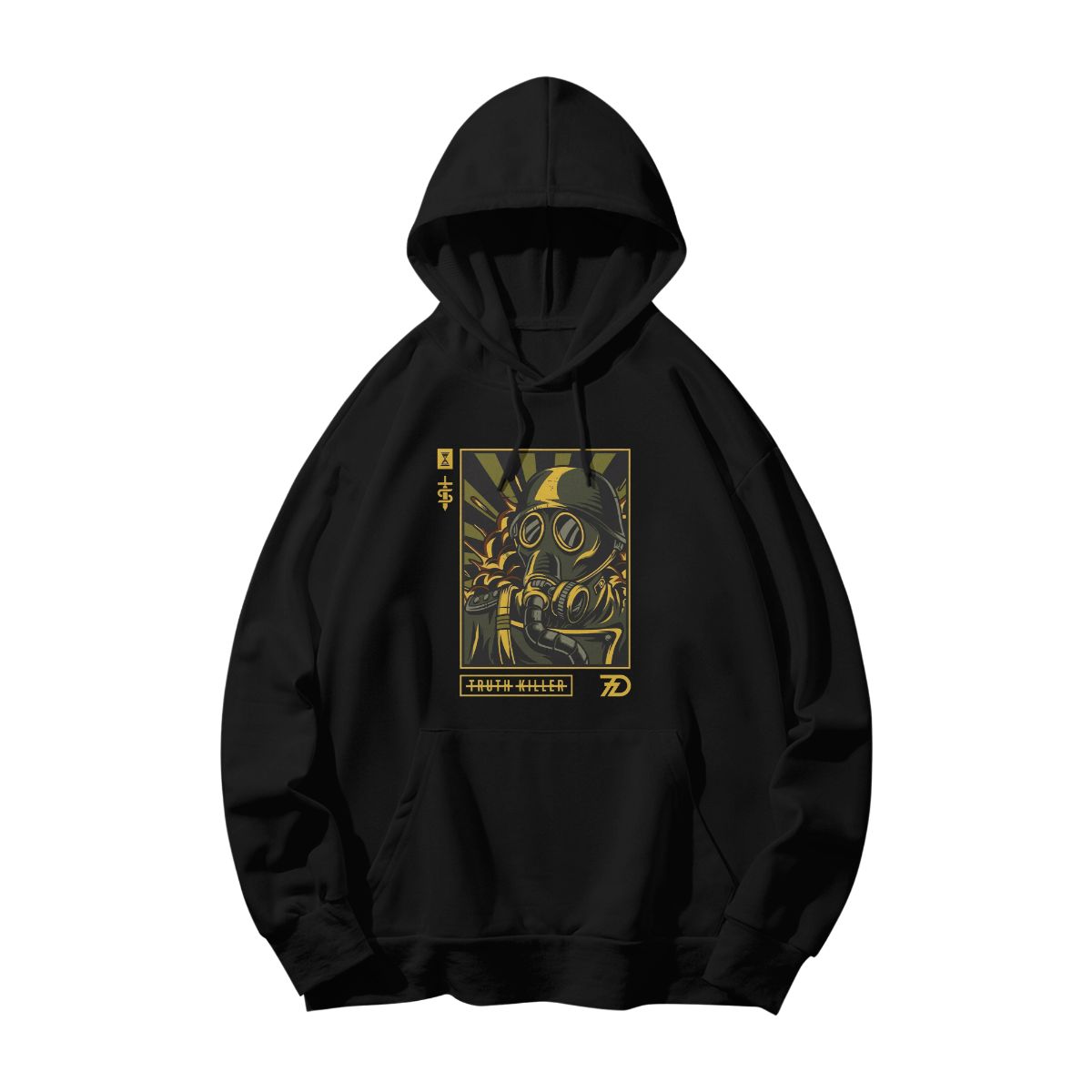 Gas Mask Soldier "SEVENDUST" – Truth Killer Vintage Graphic T-Shirt