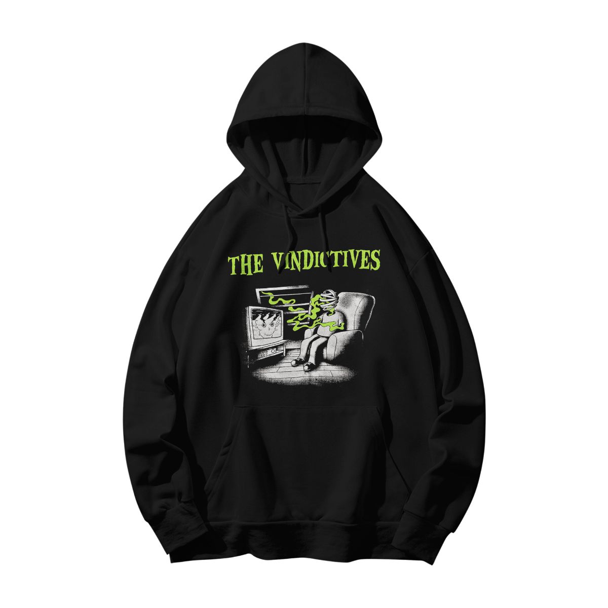 The Vindictives TV Mind Control – Retro Punk Graphic T-Shirt