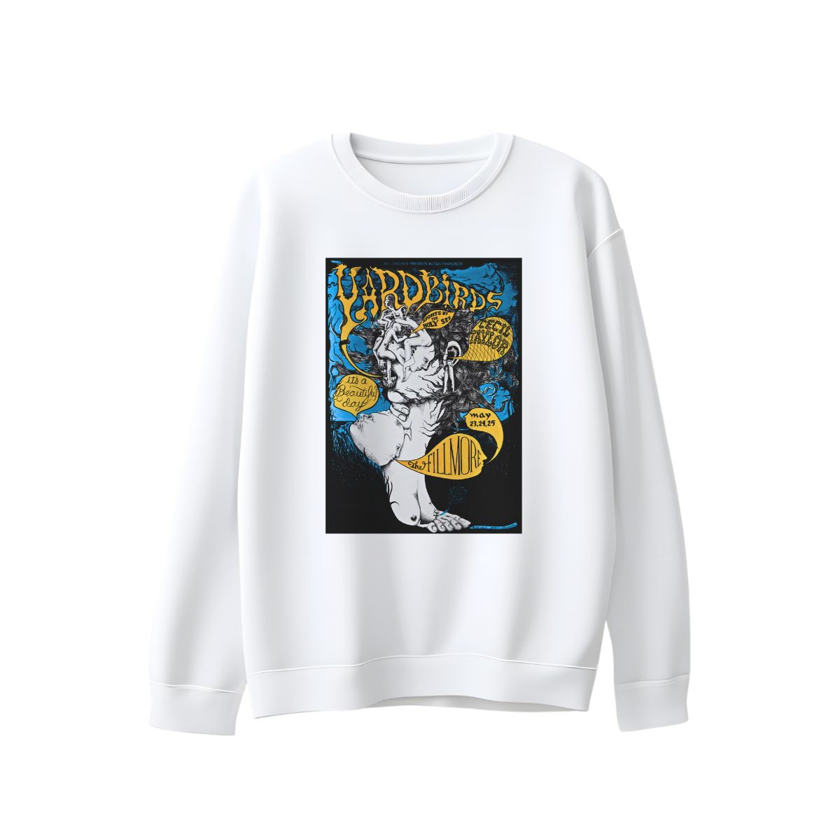 The Yardbirds Vintage Poster Shirt – Psychedelic Rock Band Tee