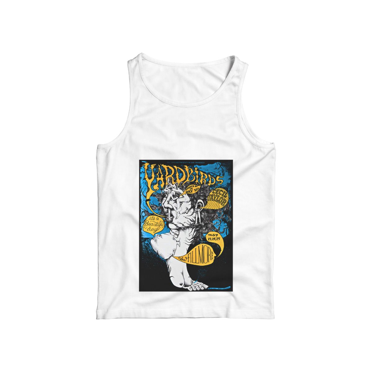 The Yardbirds Vintage Poster Shirt – Psychedelic Rock Band Tee