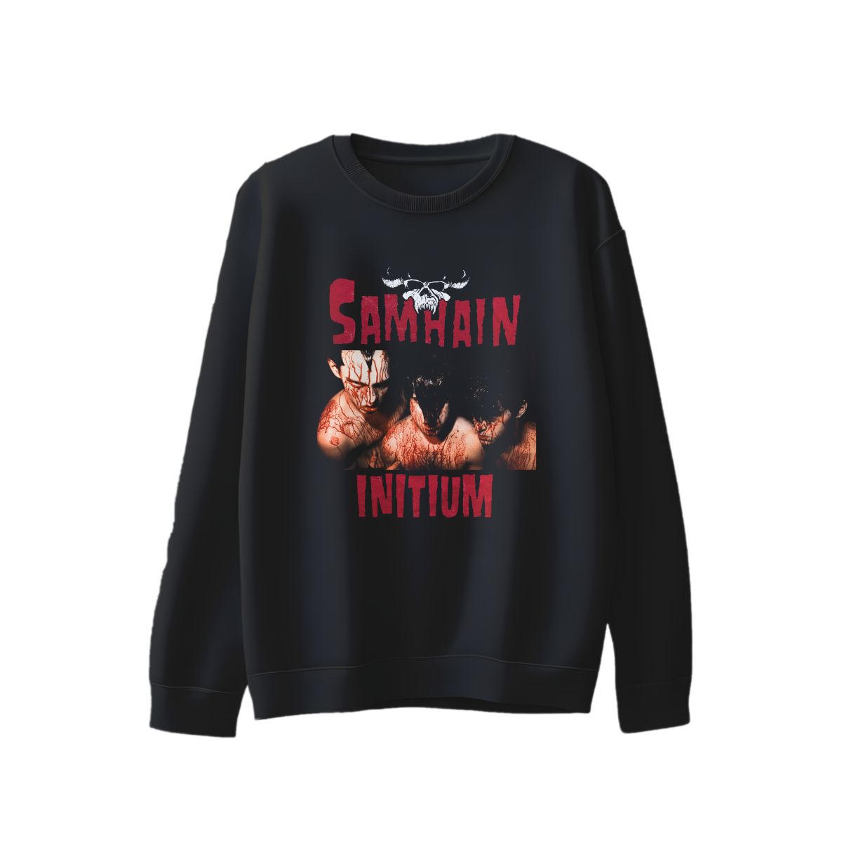 Samhain Initium Black Metal T-Shirt – Dark Gothic Horror Graphic Tee for Men & Women