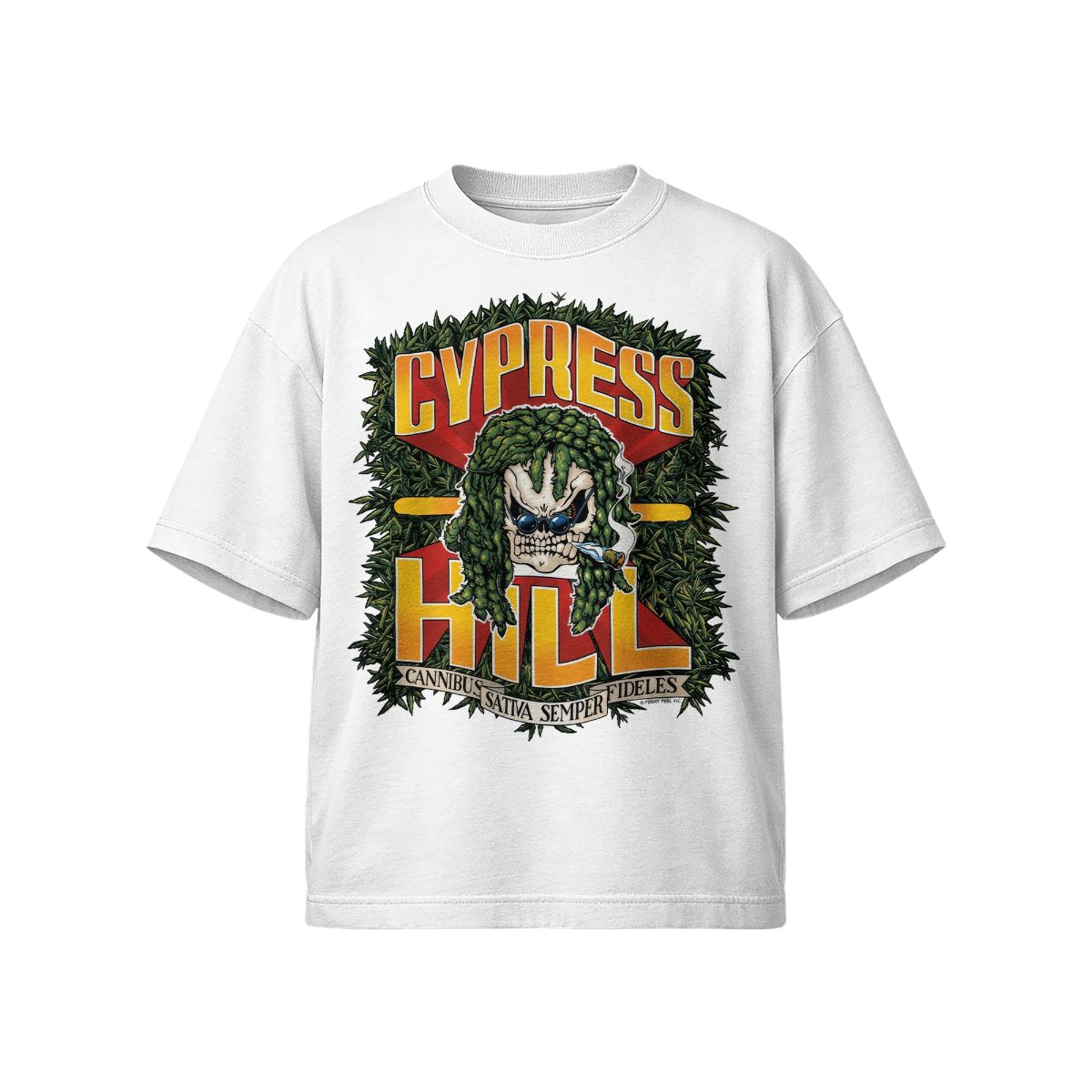 Vintage Cypress Hill Style T-Shirt – Retro Skull Graphic Streetwear Tee
