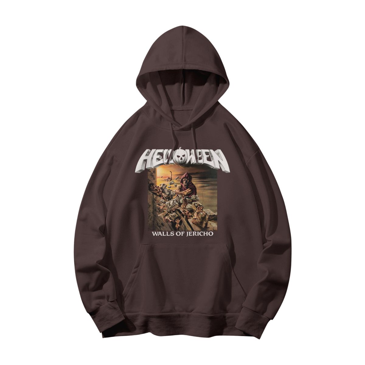 Halloween Walls of Jericho Graphic T-Shirt – Vintage Horror Art Spooky Tee