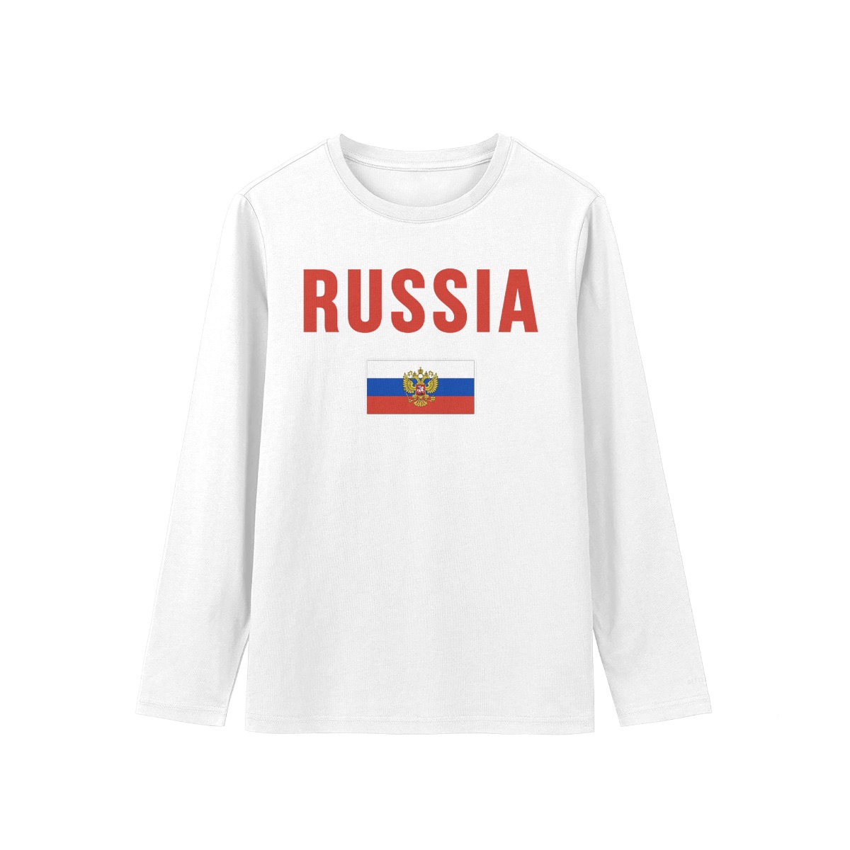 Russia Flag T-Shirt – Minimalist Typography Graphic Tee, Russian Pride Streetwear Shirt