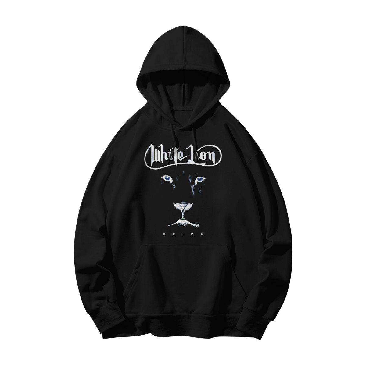 White Lion Pride Graphic T-Shirt – Minimalist Animal Face Streetwear Tee