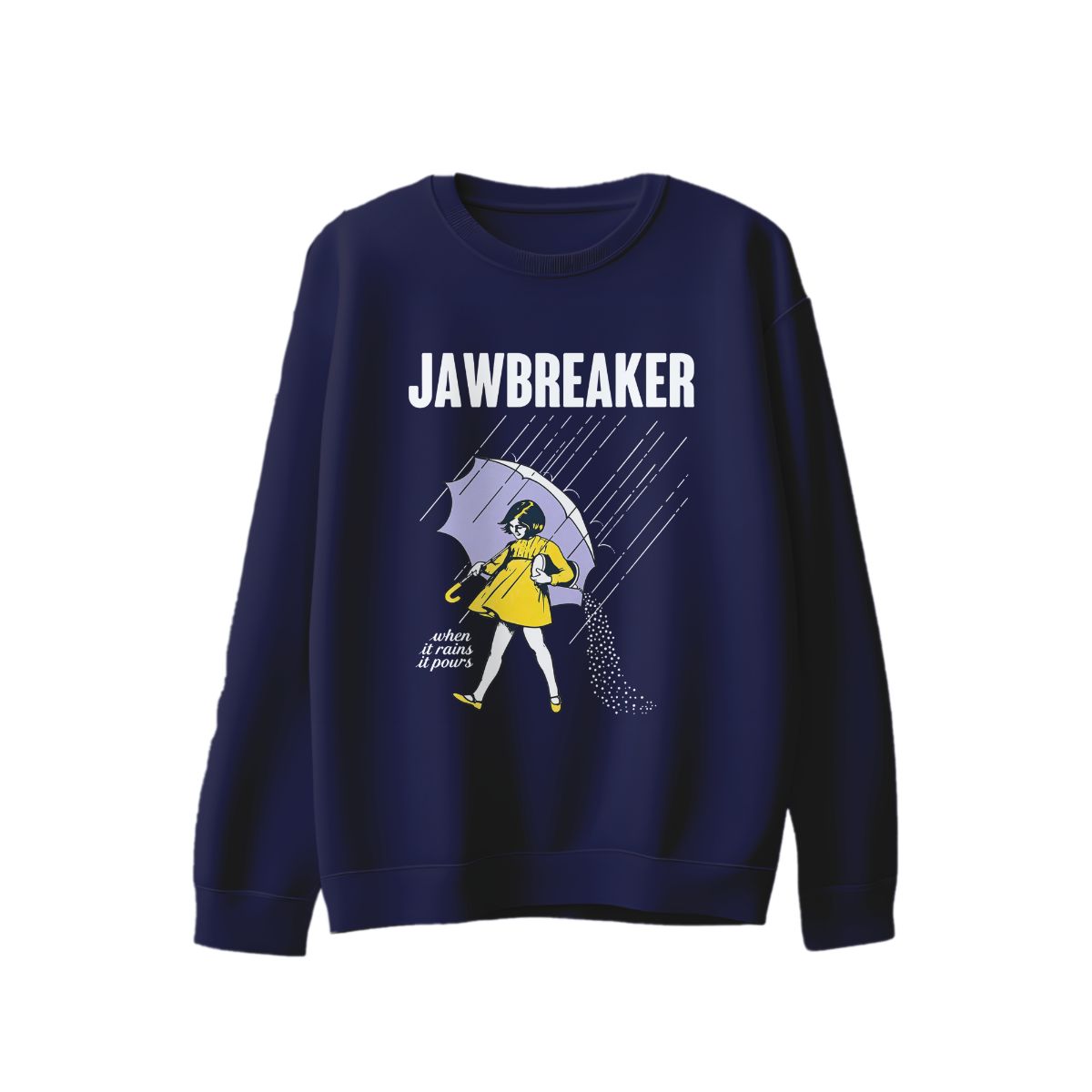 Jawbreaker Rain Girl T-Shirt – Vintage Grunge “When It Rains It Pours” Graphic Tee