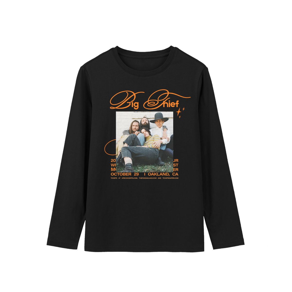 Big Thief Tour Poster T-Shirt – Indie Folk Band Vintage Concert Tee