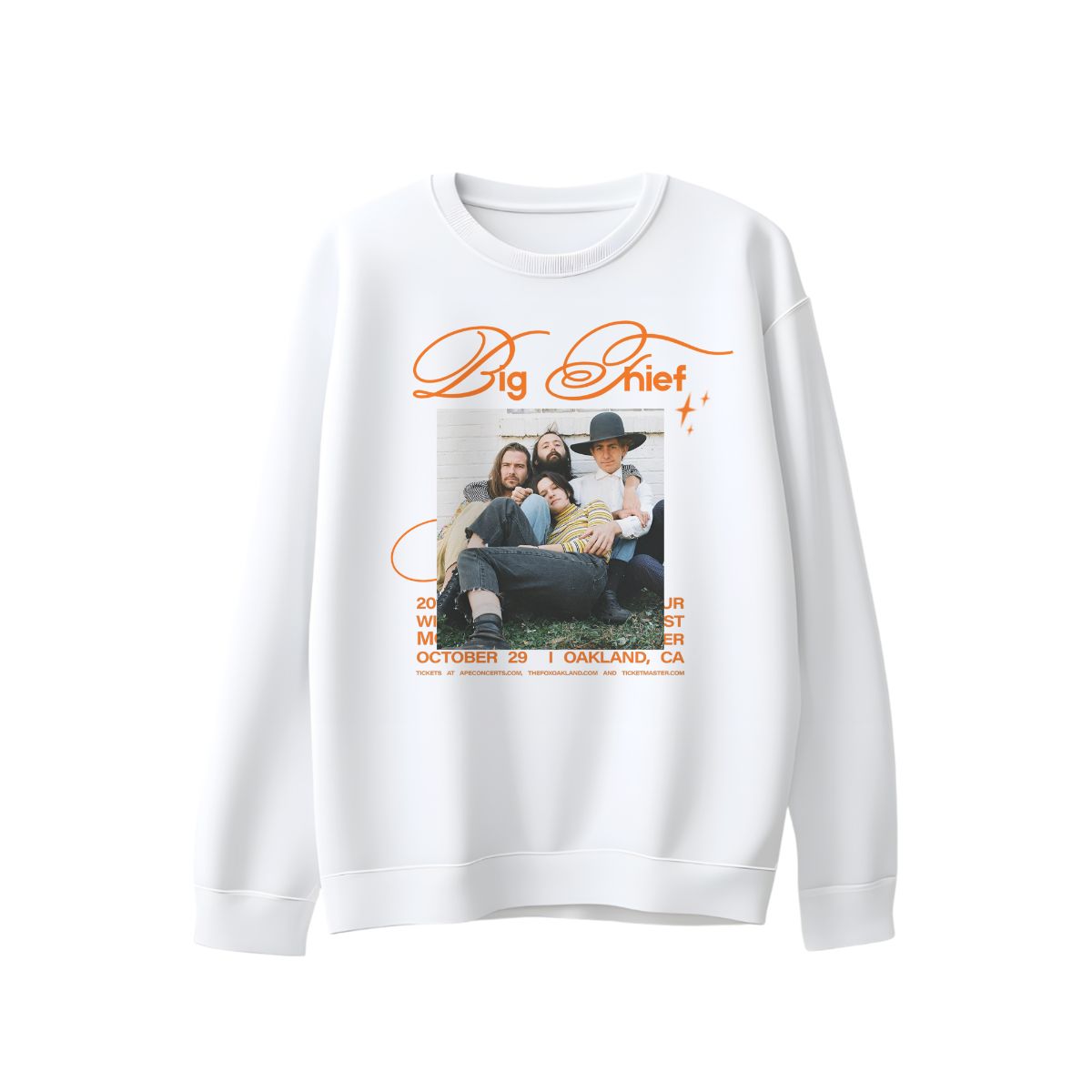 Big Thief Tour Poster T-Shirt – Indie Folk Band Vintage Concert Tee