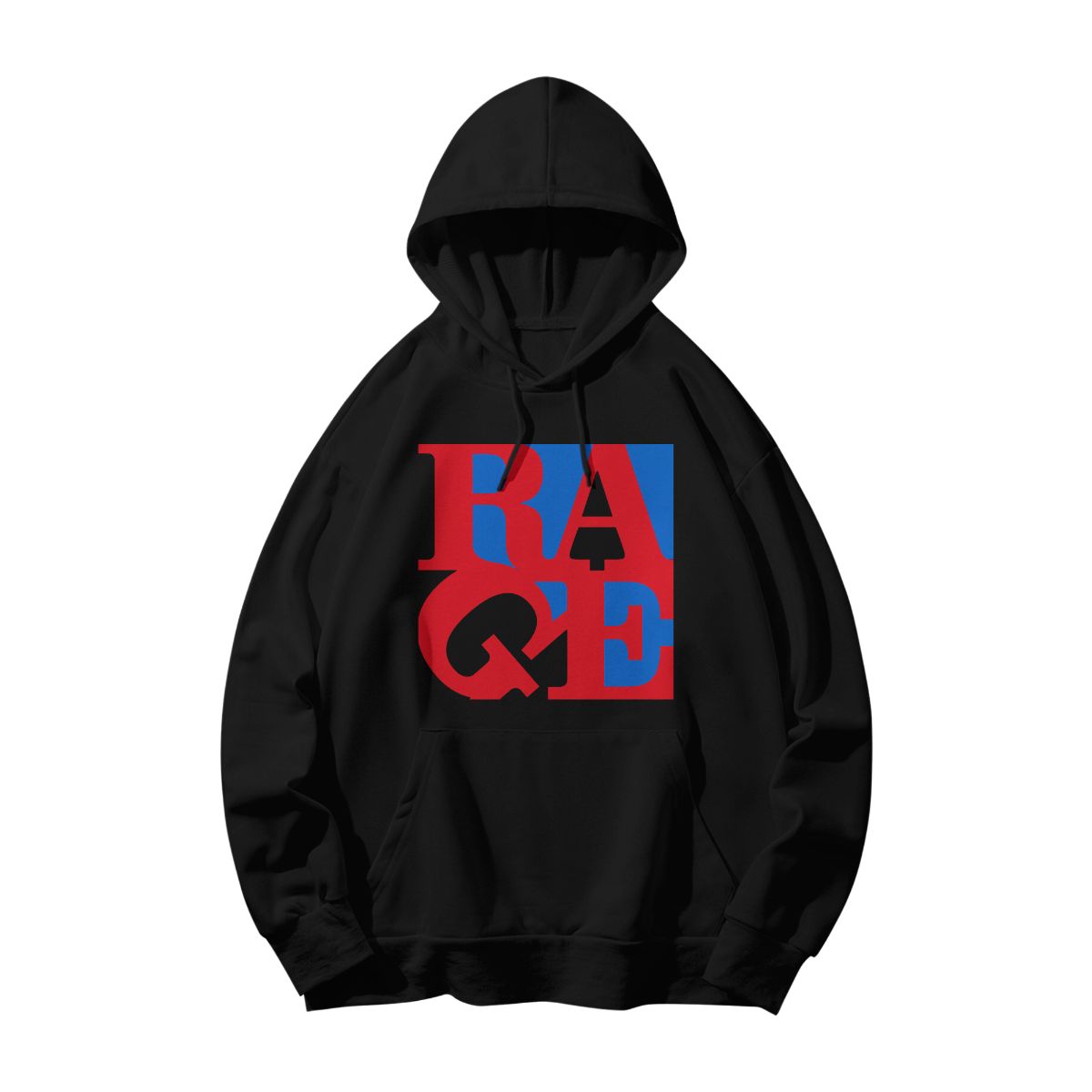 RAGE Bold Graphic T-Shirt – Streetwear Urban Typography Tee