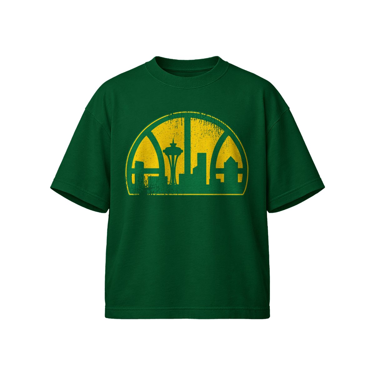 Seattle Skyline Vintage T-Shirt – Retro Cityscape Graphic Tee