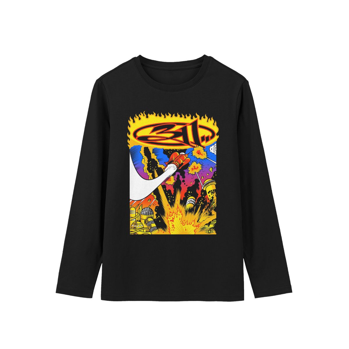 311 Inspired Graphic T-Shirt – Retro Explosion Art Rock Tee