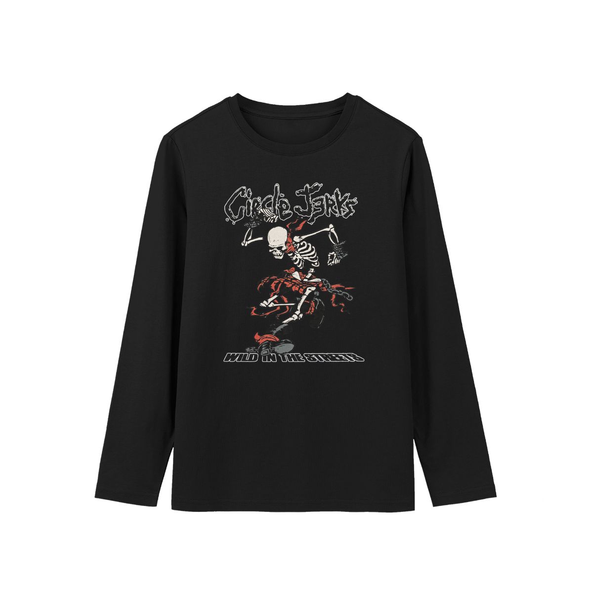 Circle Jerks Skeleton Punk T-Shirt – Wild in the Streets Graphic Tee
