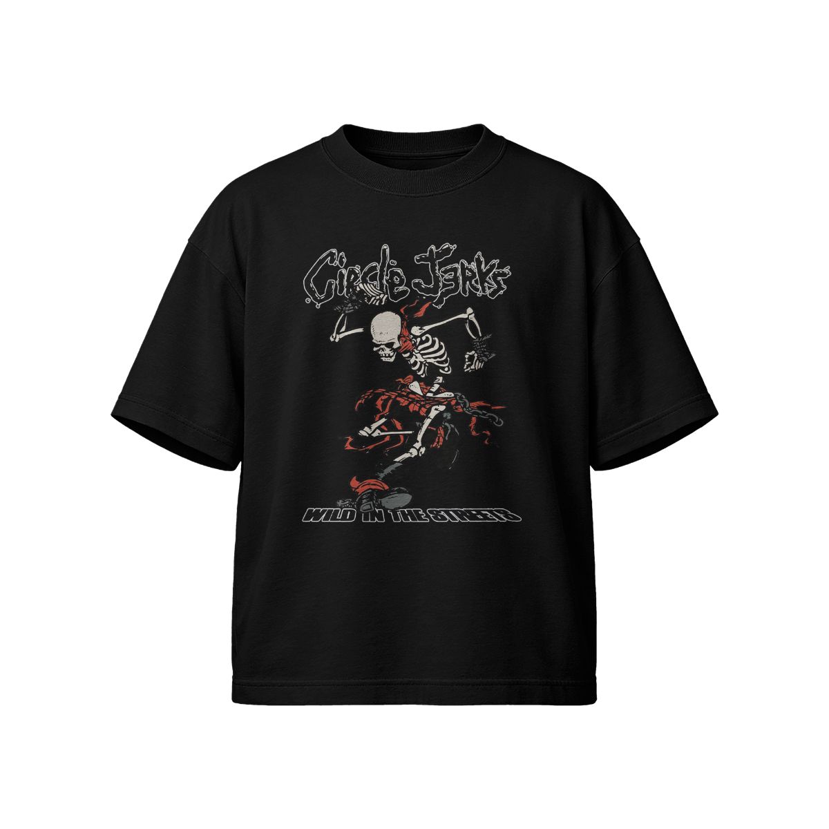 Circle Jerks Skeleton Punk T-Shirt – Wild in the Streets Graphic Tee