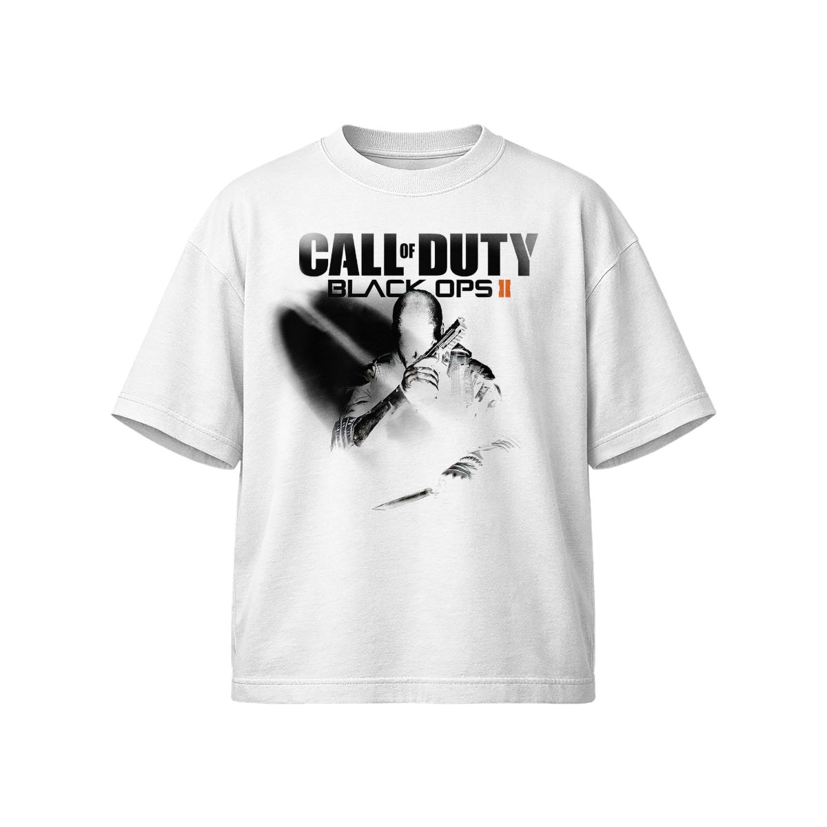 Call of Duty Black Ops II Gamer T-Shirt – Tactical Shooter Graphic Tee