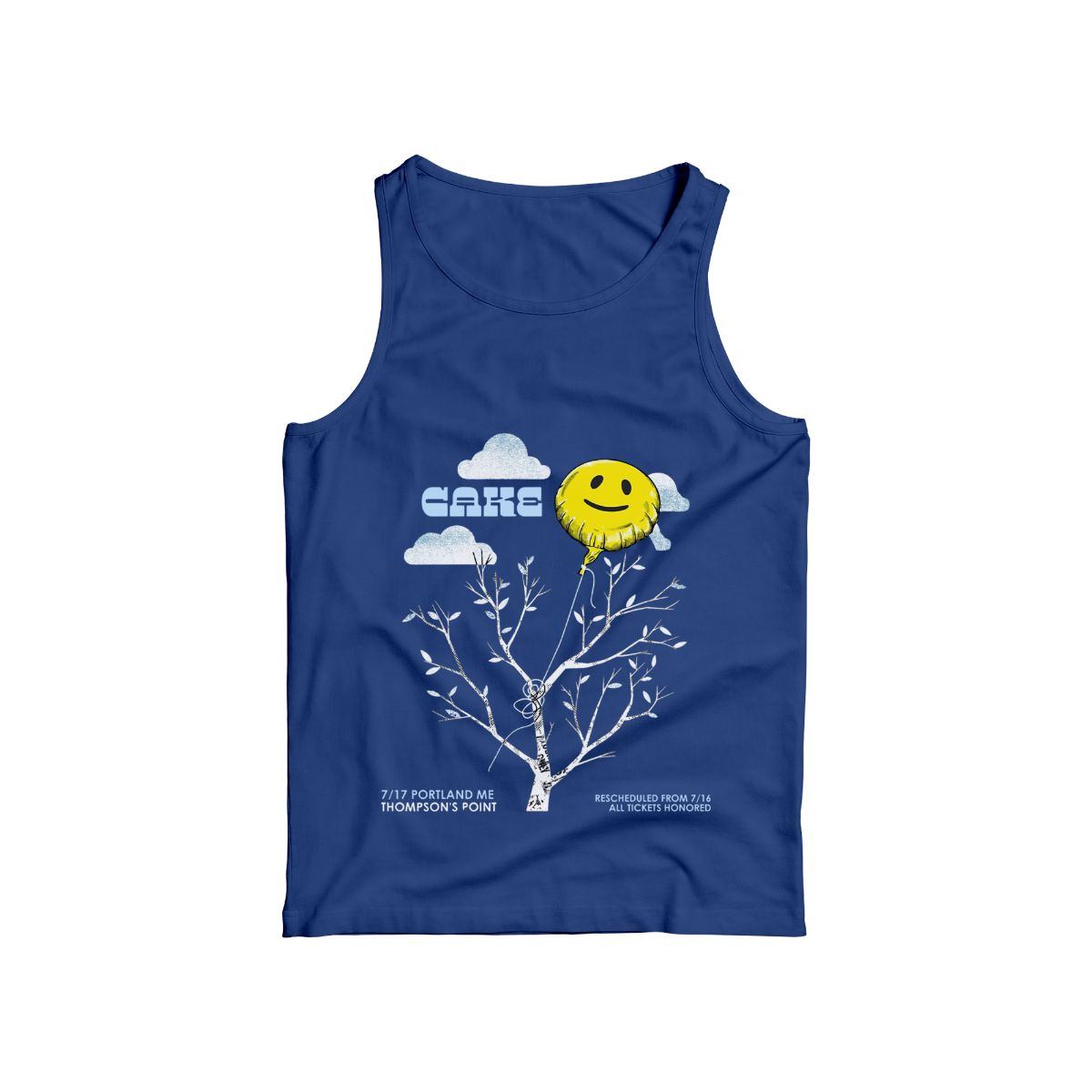 CAKE Band Balloon Tree T-Shirt – Indie Rock Artistic Graphic Tee