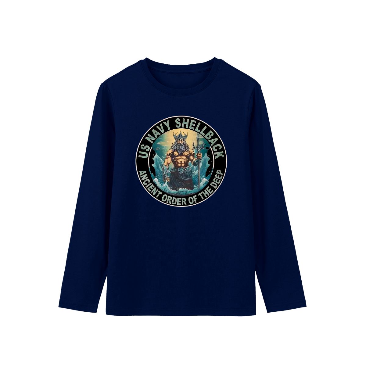 US Navy Shellback Neptune Vintage T-Shirt – Ancient Order of the Deep Tee
