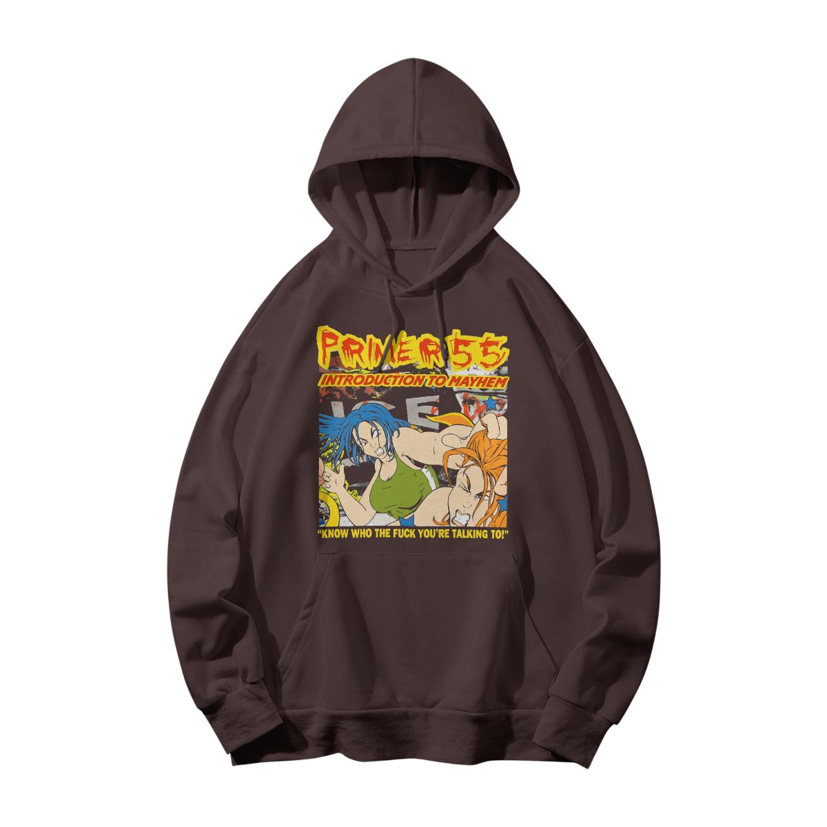 Primer 55 “Introduction to Mayhem” Graphic T-Shirt – Vintage Nu Metal Anime Fight Tee