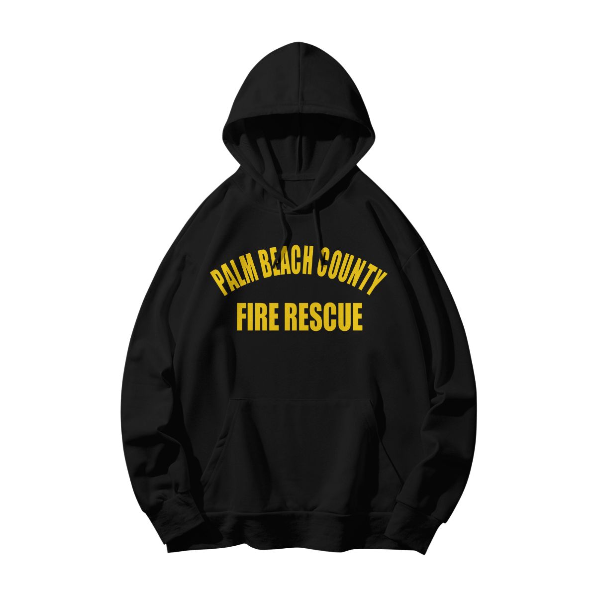 Palm Beach County Fire Rescue Logo Tee – Minimal Front Graphic Streetwear T-Shirt