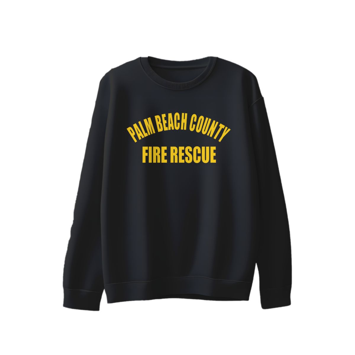 Palm Beach County Fire Rescue Logo Tee – Minimal Front Graphic Streetwear T-Shirt