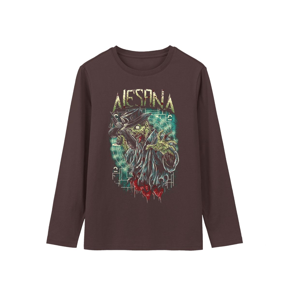 Alesana Zombie Horror T-Shirt – Gothic Metal Band Graphic Tee