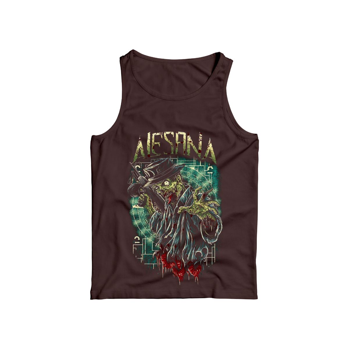 Alesana Zombie Horror T-Shirt – Gothic Metal Band Graphic Tee
