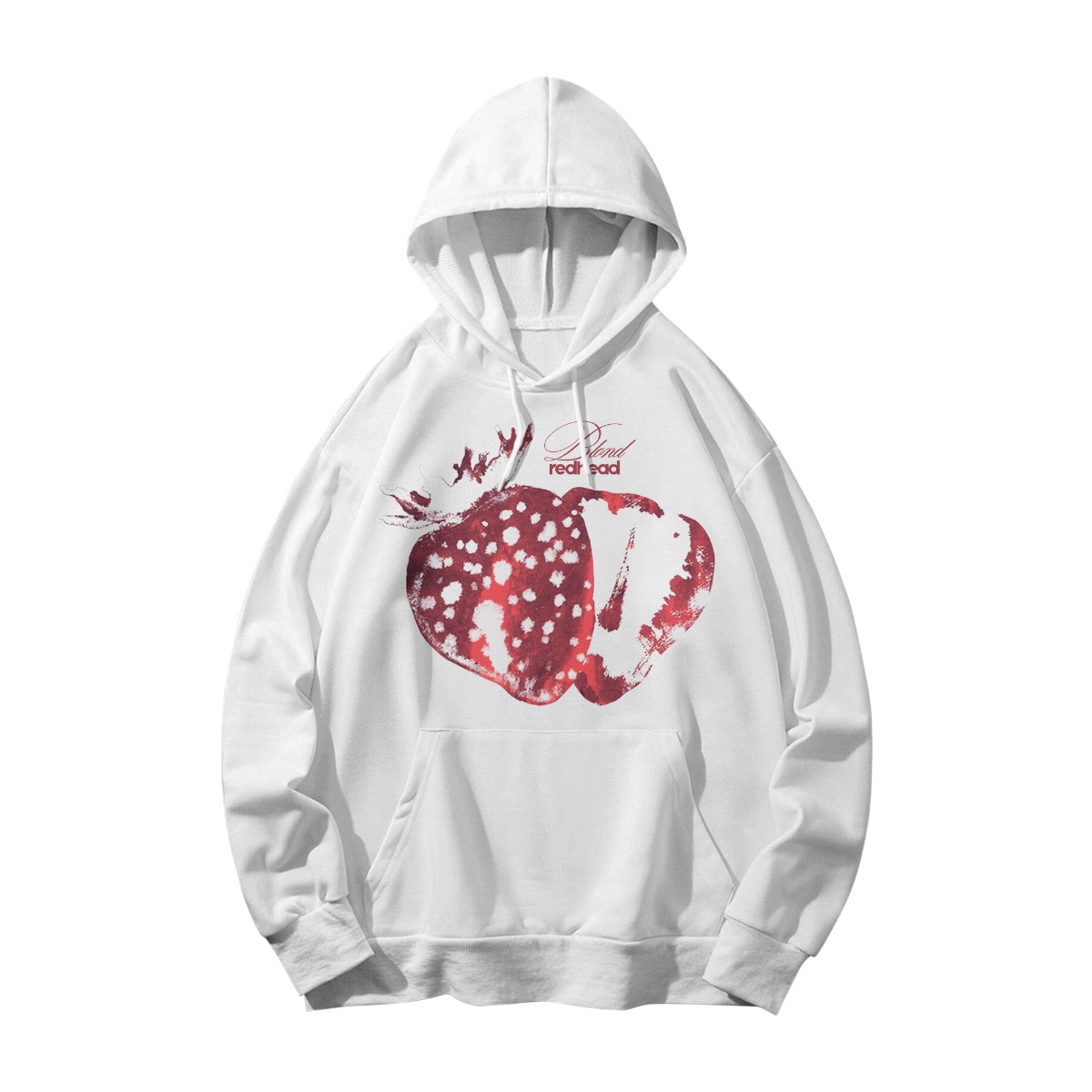 Blond Redhead Strawberry Graphic T-Shirt – Artistic Fruit Aesthetic Tee