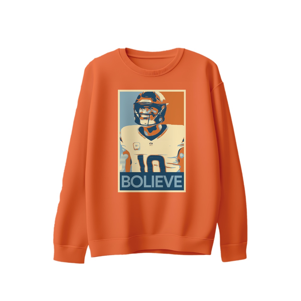 Believe Football Graphic T-Shirt – Vintage Sports Motivation Poster Tee