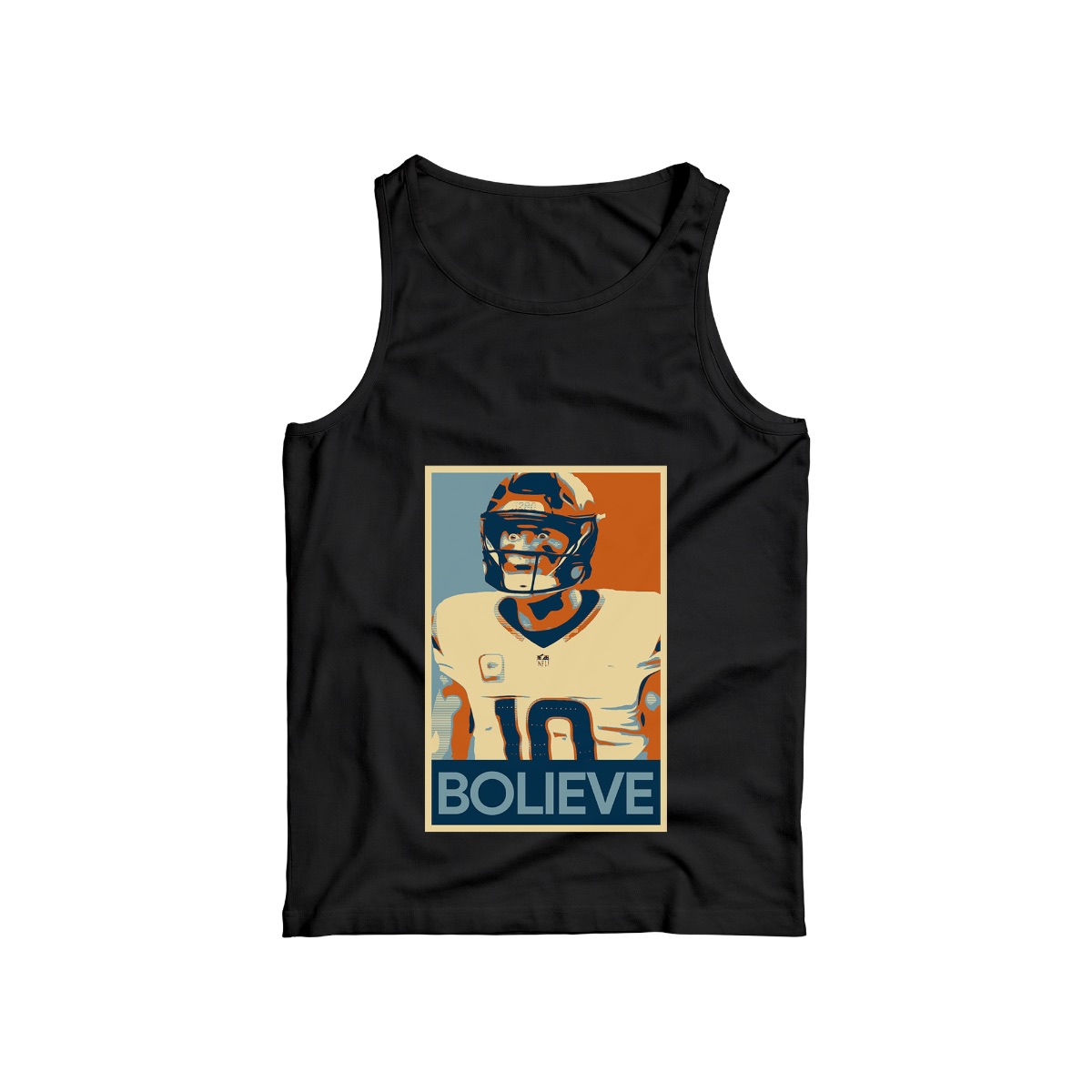 Bolieve Football Graphic T-Shirt – Vintage Sports Motivation Poster Tee