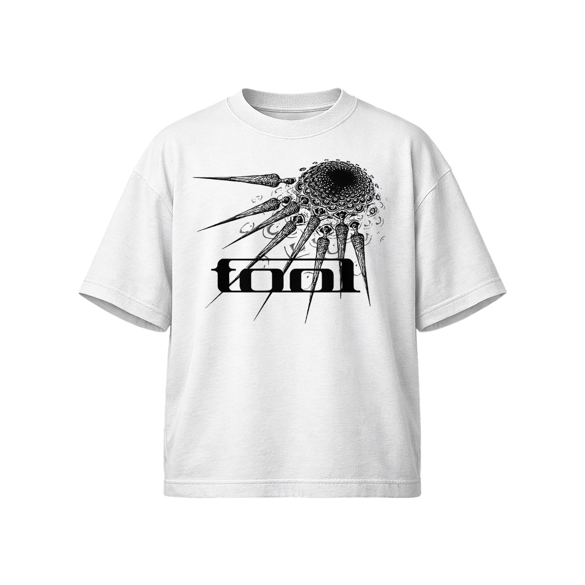 Tool Graphic T-Shirt – Abstract Skeleton Art Tee