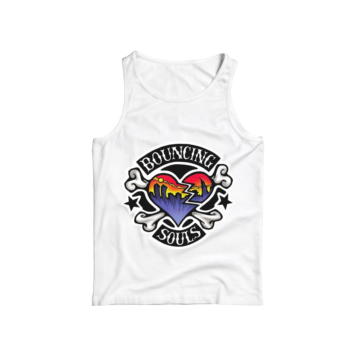 Bouncing Souls T-Shirt – Punk Rock Heart City Graphic Vintage Style Tee
