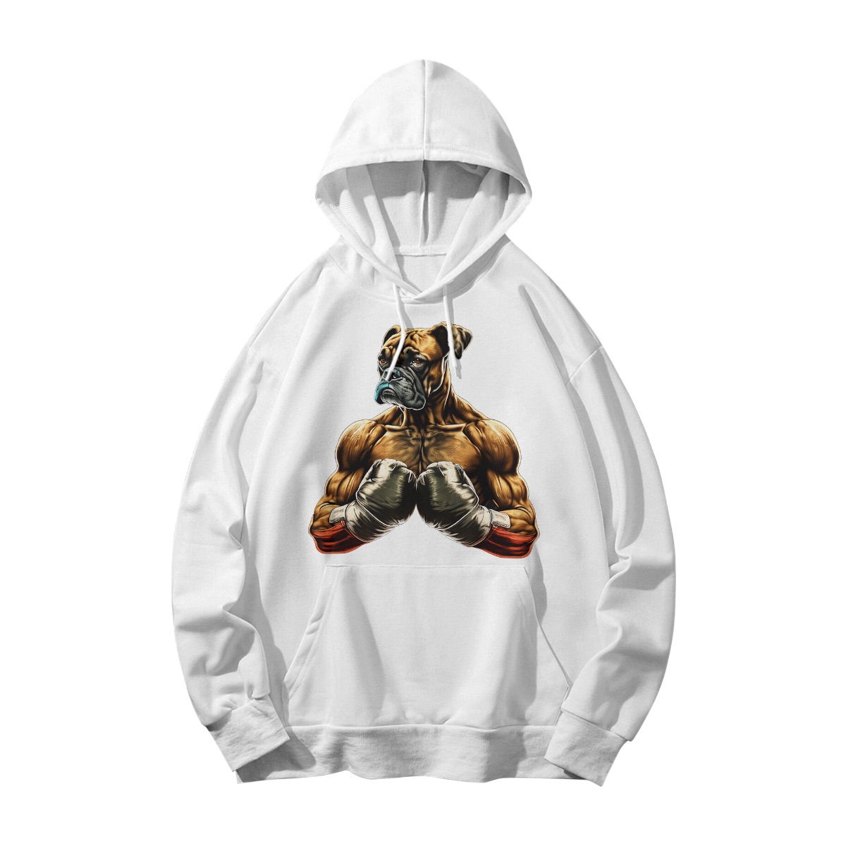 Boxer Fighter Dog T-Shirt – Muscular Boxer Boxing Graphic Streetwear Tee