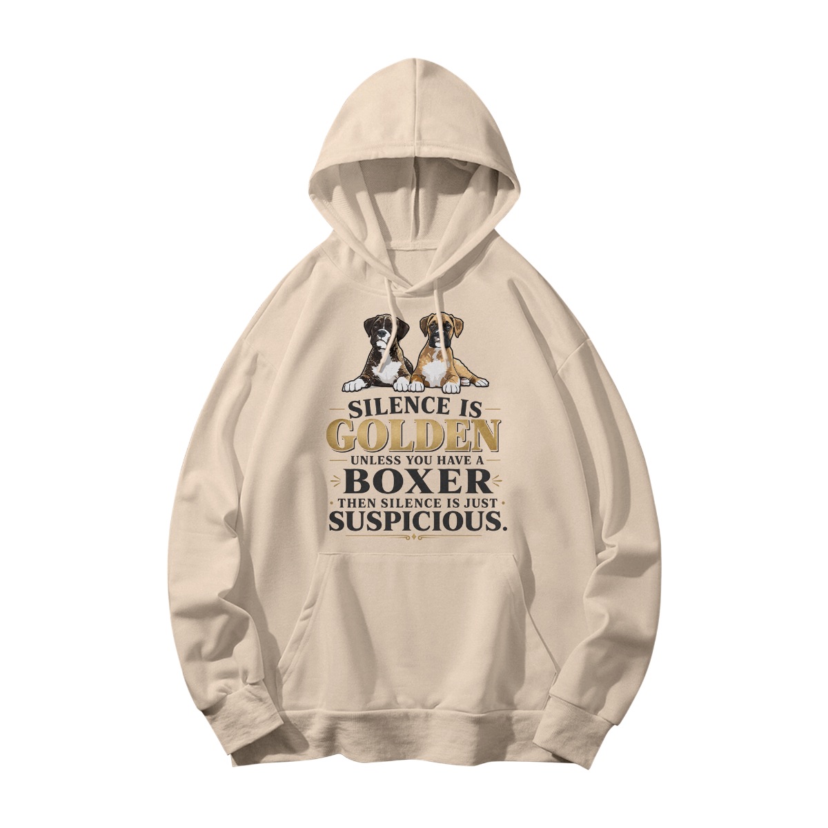 Funny Boxer Dog T-Shirt – Silence Is Golden Unless You Have a Boxer Dog Lover Tee