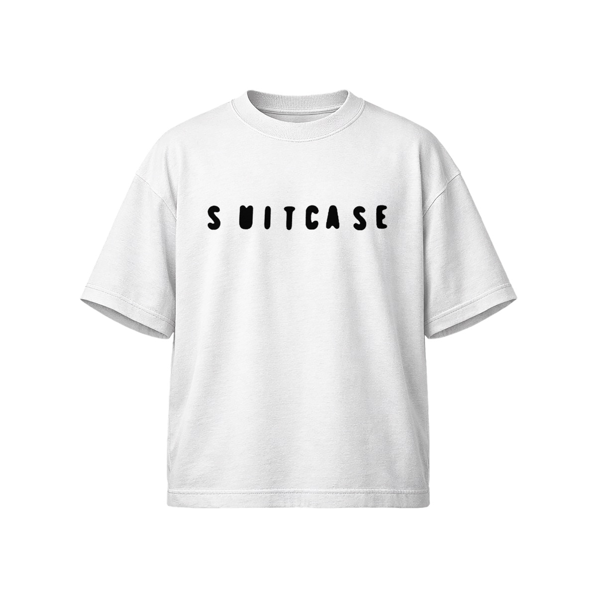 SUITCASE Minimalist Typography T-Shirt – Clean Streetwear Graphic Tee