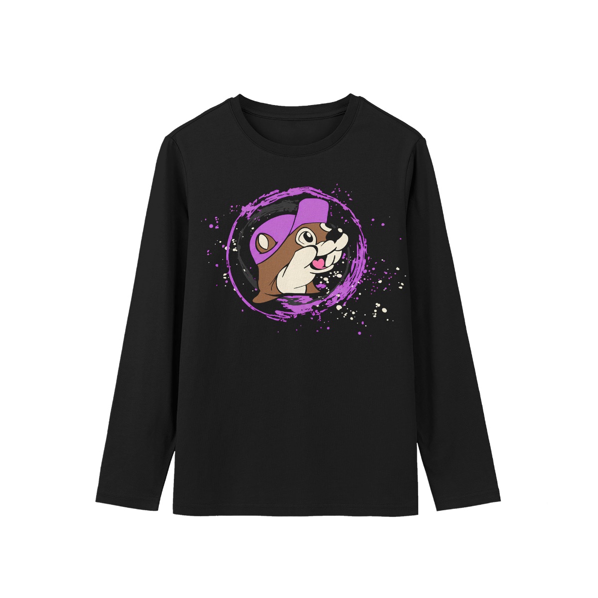 Cartoon Beaver Mask T-Shirt – Cute Streetwear Graphic Tee
