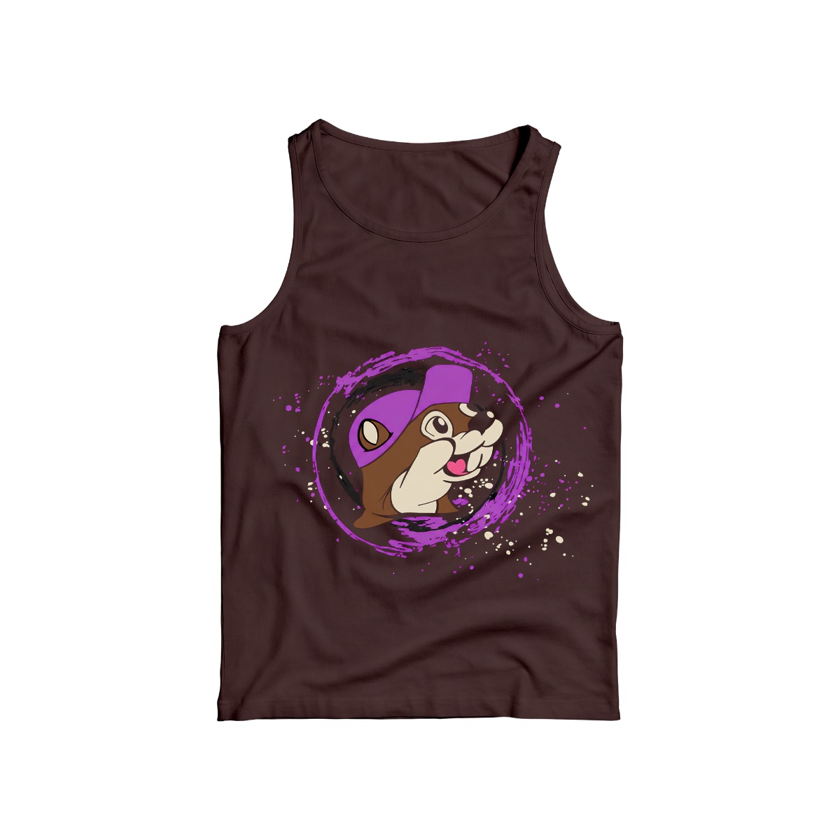 Cartoon Beaver Mask T-Shirt – Cute Streetwear Graphic Tee