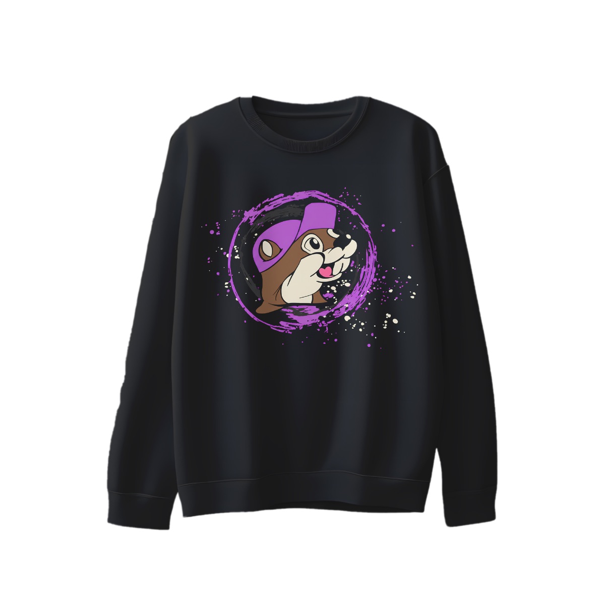 Cartoon Beaver Mask T-Shirt – Cute Streetwear Graphic Tee